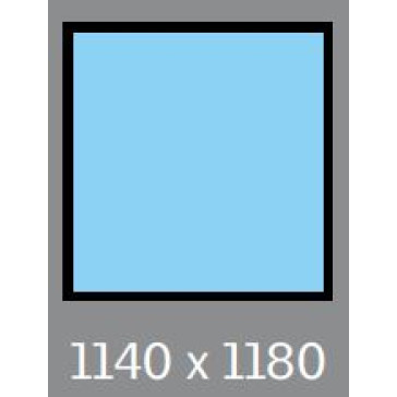 1140 X 1180 VELUX FIXED S/L - PITCHED *