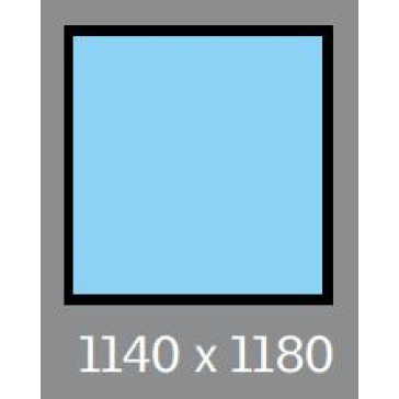 1140 X 1180 VELUX OPENING WINDOW - CENTRE PIVOT *