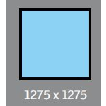 1275 X 1275 VELUX OPENING S/L - SOLAR - FLAT *