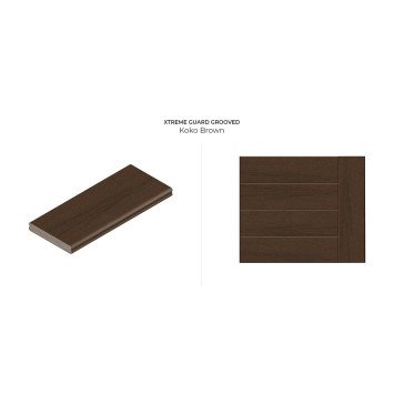 137 X 23 XTG MODWOOD KOKO BROWN - GROOVED 5.4m *