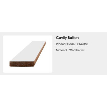 45 X 9.5 WEATHERTEX CAVITY BATTEN 1.22m
