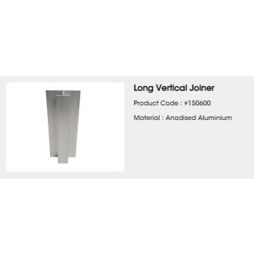 LONG VERTICAL ALUMINIUM JOINER 3.66m *