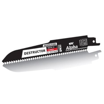 150mm DEMOLITION RECIPROCATING BLADE M/T 8TPI 2pk