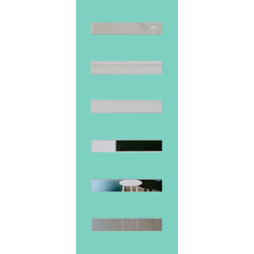 2040 X 920 X 40 XN16 DURAXP CLEAR GLAZE DOOR ***