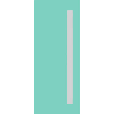 2040 X 920 X 40 XN7 DURAXP TRANSLUCENT GLAZE DOOR ***