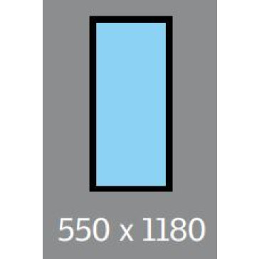550 X 1180 VELUX OPENING S/L - SOLAR - PITCHED