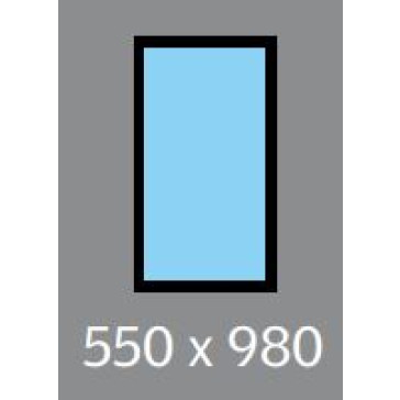 550 X 980 VELUX OPENING WINDOW - CENTRE PIVOT