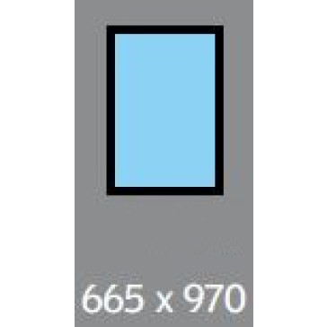 665 X 970 ( 575 X 876 ) VELUX FIXED S/L - FLAT