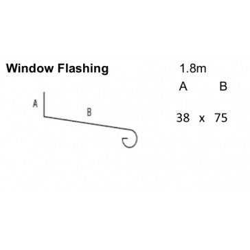 75mm WINDOW FLASHING 1.8m