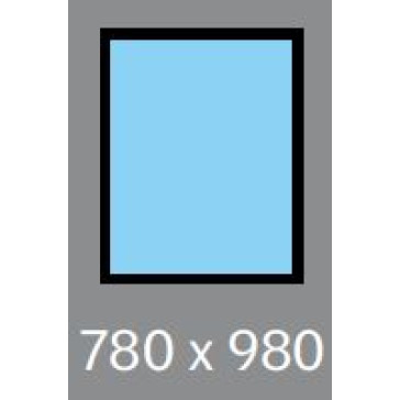 780 X 980 VELUX OPENING SKYLIGHT - MANUAL - FOR PITCHED ROOF