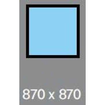 870 X 870 ( 775 X 775 ) VELUX FIXED S/L - FLAT
