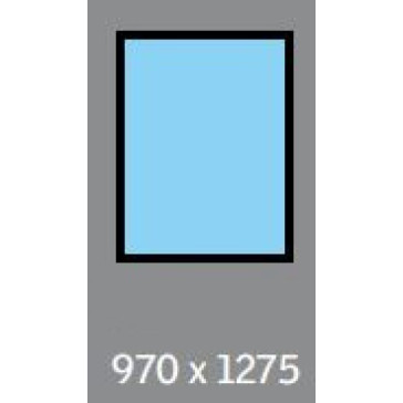 970 X 1275 ( 876 X 1181 ) VELUX FIXED S/L - FLAT