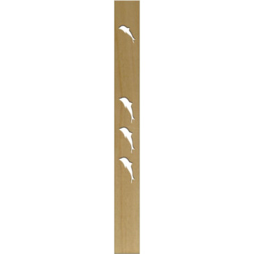 DECORATIVE BALUSTERS DOLPHIN DOUBLE HEAD 93X19X1200