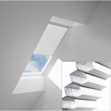 780 X 980 VELUX MANUAL CENTRE PIVOT OPENING ROOF WINDOW HONEYCOMB BLACKOUT BLIND