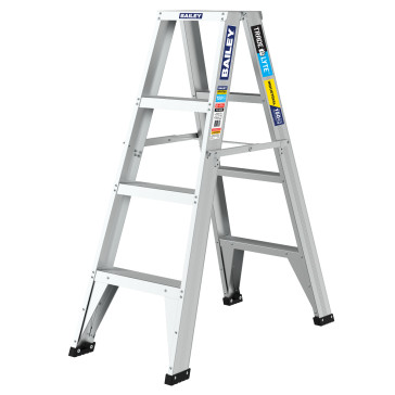 TRADE LYTE DOUBLE SIDED 4 STEP STEPLADDER
