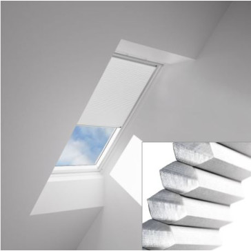 1140 X 700 VELUX FIXED SKYLIGHT BLIND - SOLAR HONEYCOMB BLACKOUT - FOR PITCHED ROOF