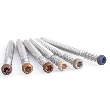 10g X 65mm NEWTECH TIMBER SILVER GREY DECK SCREW 400pk