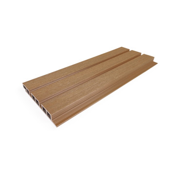 196 X 25 NEWTECH 50mm TEAK FINISH CASTEL CLADDING 5.4m