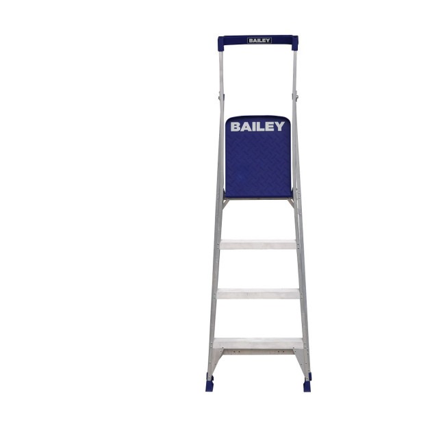 TWIN PLATFORM 4 STEP STOOL LADDER