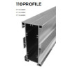 110mm CLICK DECK ALUMINIUM PROFILE 6.0m           