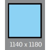 1140 X 1180 VELUX OPENING ROOF WINDOW - MANUAL - CENTRE PIVOT, LAMINATED DOUBLE GLAZING