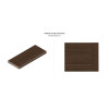 137 X 23 XTG MODWOOD KOKO BROWN - GROOVED 5.4m *