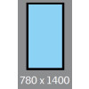 780 X 1400 VELUX OPENING ROOF WINDOW - MANUAL - DUAL ACTION, LAMINATED DOUBLE GLAZING