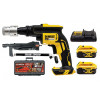 CORDLESS DRILL & QUIK DRIVE TOOL - WITH BATTERIES