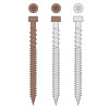 65 X 10g TREX TIMBER SCREW 1750pk - COLOUR