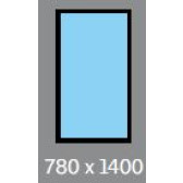 780 X 1400 VELUX OPENING SKYLIGHT - MANUAL - FOR PITCHED ROOF