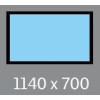 1140 X 700 VELUX OPENING S/L - MANUAL - PITCHED *