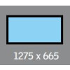 1275 X 665 VELUX OPENING S/L - SOLAR - FLAT *