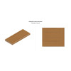 137 X 23 XTG MODWOOD GOLDEN SAND - GROOVED 5.4m *