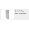 SMALL WINDOW/END STOP ALUMINIUM 3.66m