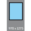 970 X 1275 ( 876 X 1181 ) VELUX FIXED S/L - FLAT