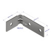 60 X 100 X 35 X 3mm GAL HEAVY DUTY ANGLE - BOX OF 50