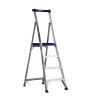 HD ALUMINIUM 4 STEP RIVETED PLATFORM STEPLADDER