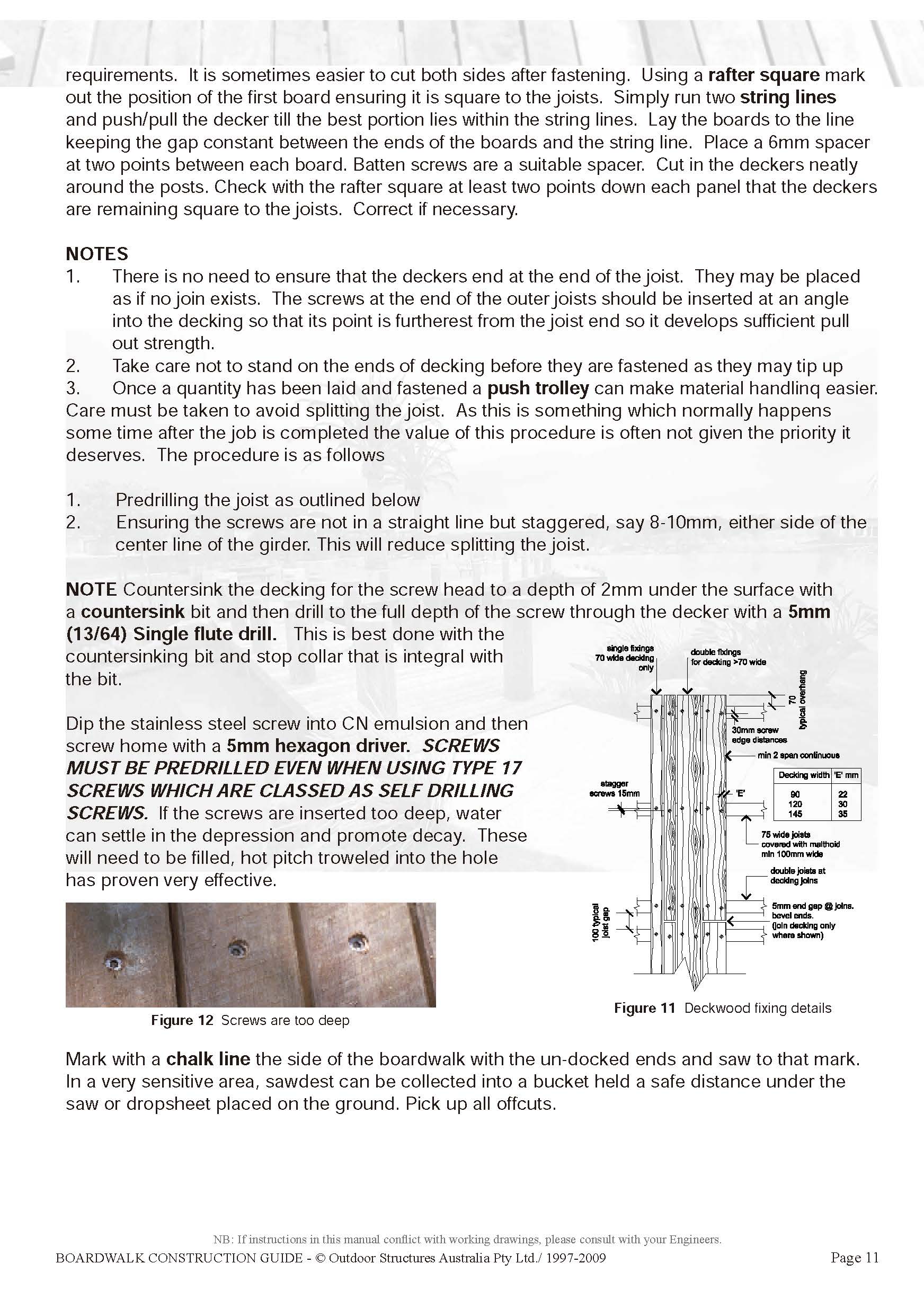 Deckwood Construction Guide